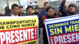 Transportistas se movilizarán este jueves por el centro de Lima para exigir al Gobierno resultados contra extorsiones