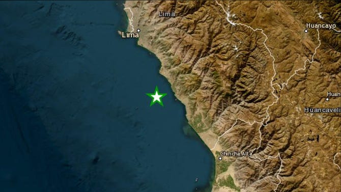 Un sismo de magnitud 3.4 se sintió en Lima esta mañana