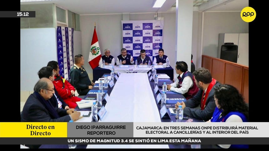 Corvetto se reunió con autoridades regionales de Cajamarca para coordinar acciones para las elecciones. 