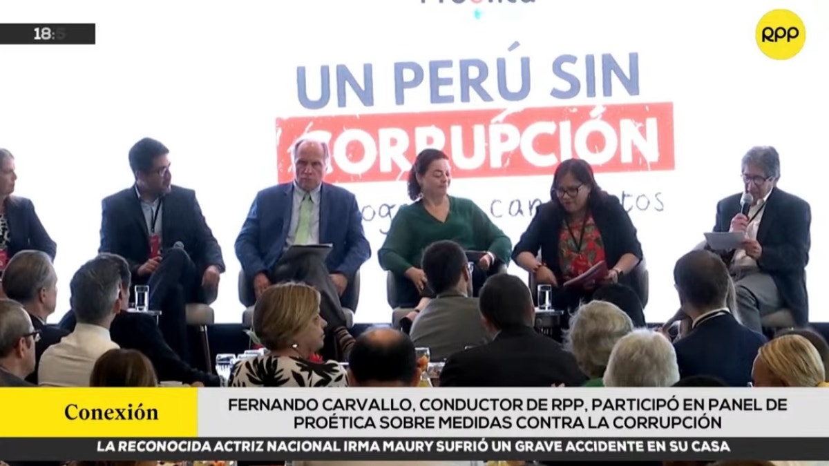 Proética realizó panel sobre medidas contra la corrupción de cara a las Elecciones Generales 2026