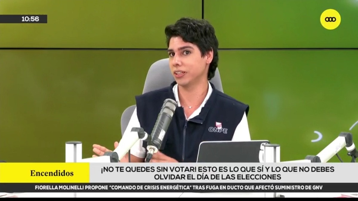 Bruno Bencich, especialista en educación electoral de la ONPE. 
