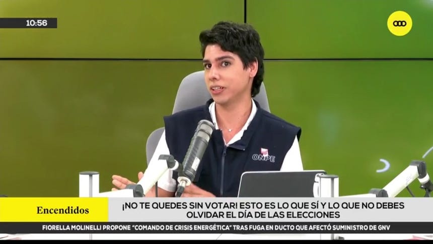 Bruno Bencich, especialista en educación electoral de la ONPE. 