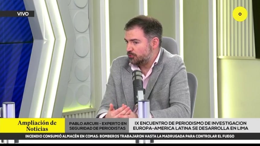 Pablo Arcuri, experto en seguridad de periodistas, enfatizó la necesidad de un enfoque ético hacia la inteligencia artificial. 