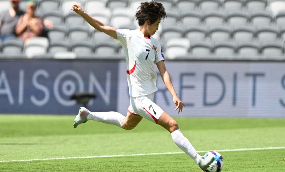 Los goles norcoreanos llegaron a través de Myong Yu-jong, Kyong-Yong Kim (doblete), Chae Un-Yong y Kim Hye-yong.