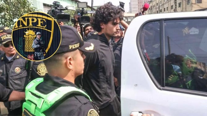 Adrián Villar pasó la noche en carceleta del INPE a la espera de conocer el penal donde cumplirá prisión preventiva