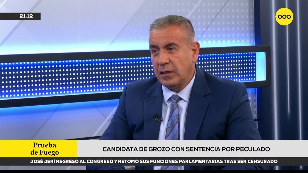 Wolfgang Grozo dice que no indultará a expresidentes presos si llega al poder