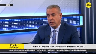 Wolfgang Grozo dice que no indultará a expresidentes presos si llega al poder