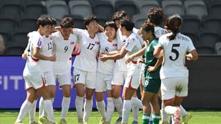 ¡Una aplanadora! Corea del Norte goleó 5-0 a Bangladesh por la Copa Asiática Femenina 2026 [FOTOS]
