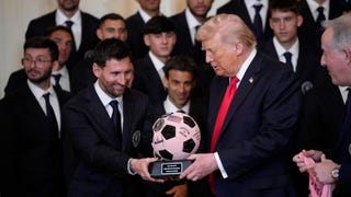 Lionel Messi en la Casa Blanca: así fue la recepción de Donald Trump al Inter Miami, campeón de la MLS [GALERÍA]