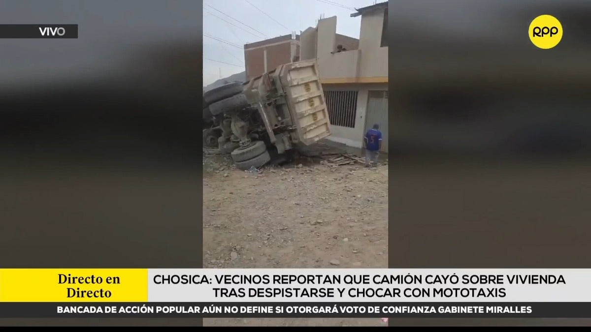 El conductor perdió el control del vehículo y colisionó contra la vivienda en Portillo, Carapongo. 