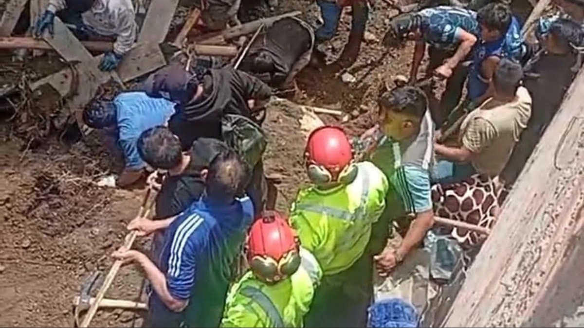 Según el COER, el incidente se registró alrededor de la 1:20 p.m.