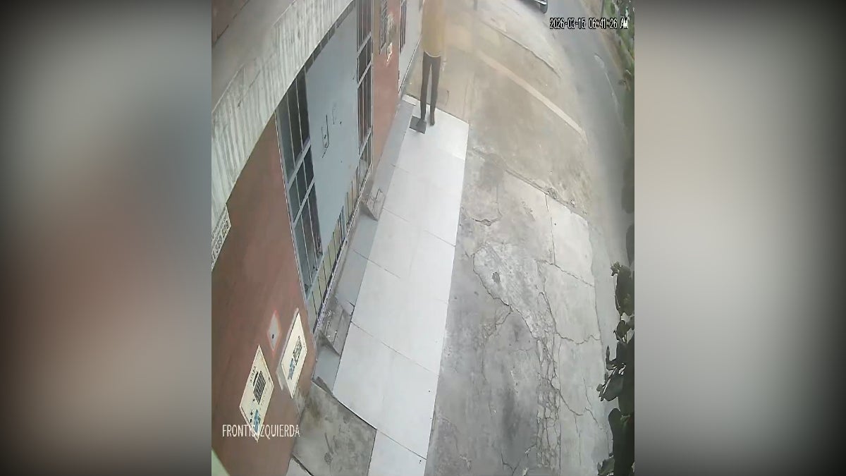  La última vez que la vieron, vestía polo color mostaza, pantalón y zapatillas negras. 