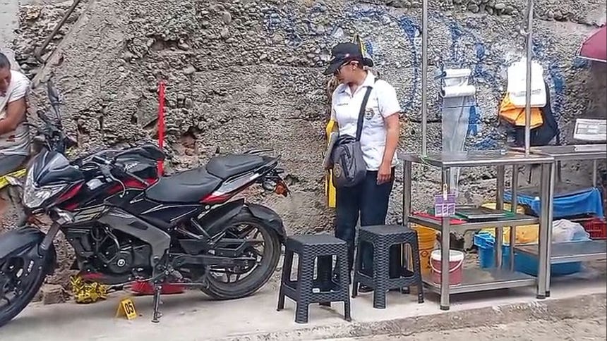 Los peritos llegaron para recabar pruebas.