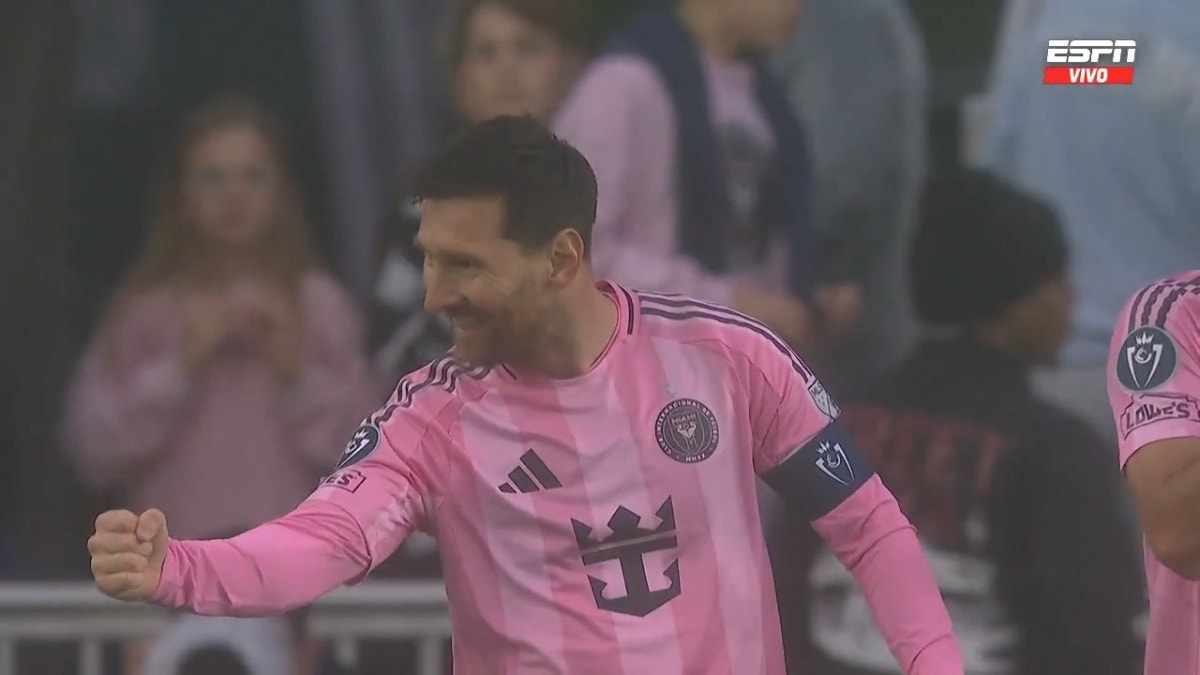 Así fue el gol de Lionel Messi con Inter Miami