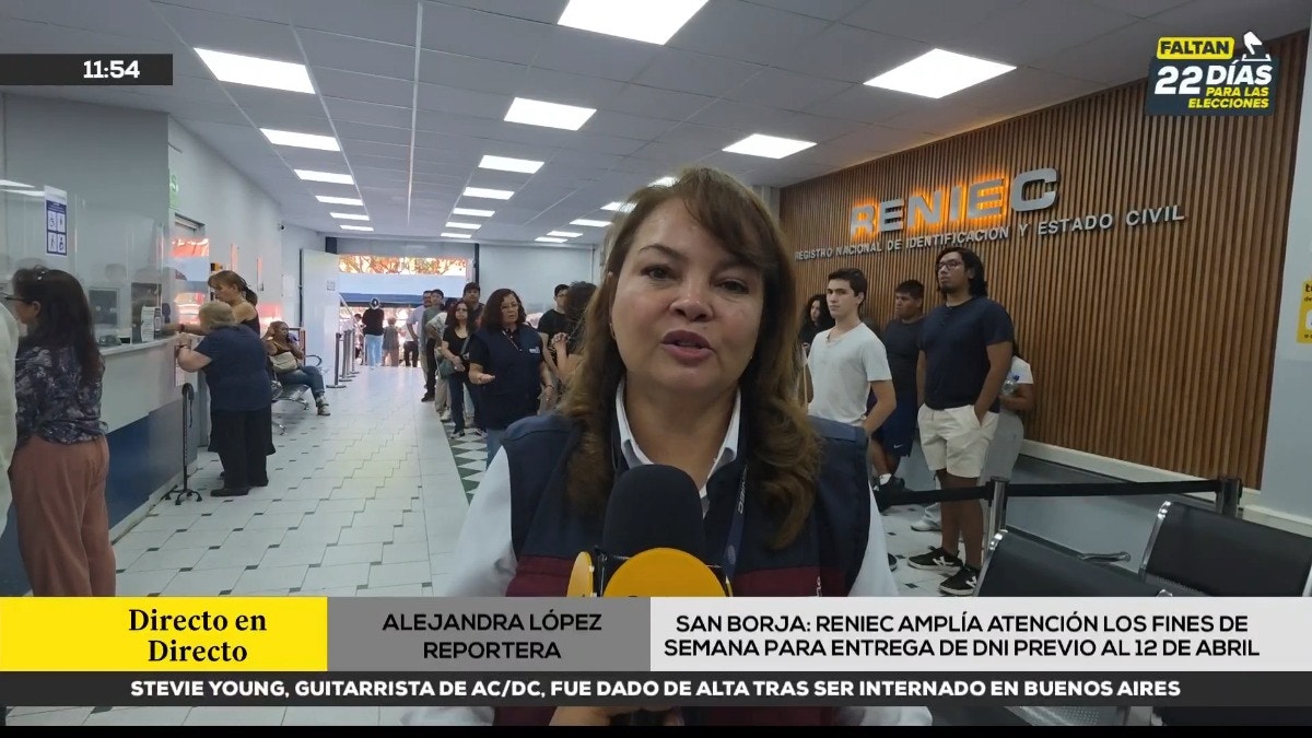 Karem Pardo, directora de Servicios Registrales del Reniec. 