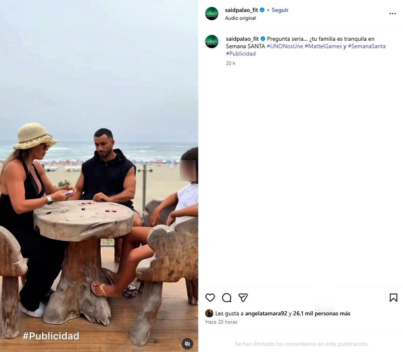 Said Palao y Alejandra Baigorria aparecen jugando cartas luego de la polémica por 'ampay' en Argentina.