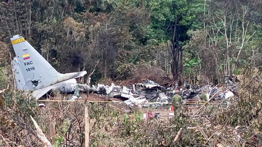 Colombia: aumenta a 66 la cifra de muertos en el accidente de avión militar