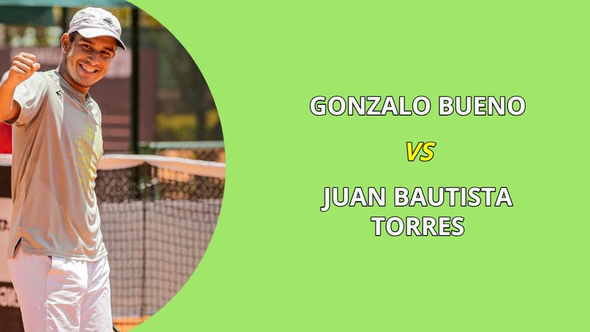 Gonzalo Bueno vs Juan Bautista Torres  EN VIVO: ¿a qué hora juegan y dónde ver los octavos de final del Challenger de Sao Paulo?