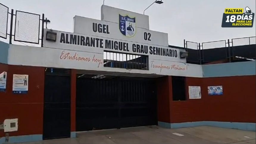 San Martín de Porres: colegio estatal suspendió sus clases presenciales debido a amenazas de extorsionadores