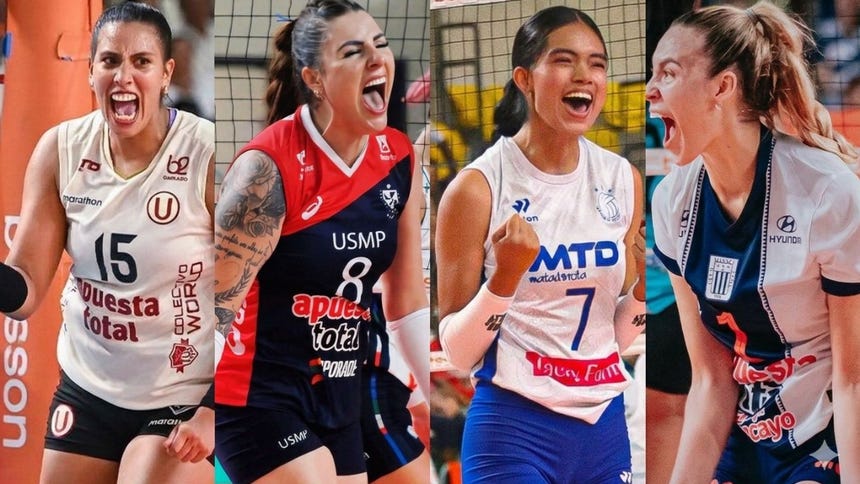 Con el Universitario vs San Martín y Alianza Lima vs Géminis: cuándo y a qué hora inician las semifinales de la Liga Peruana de Vóley