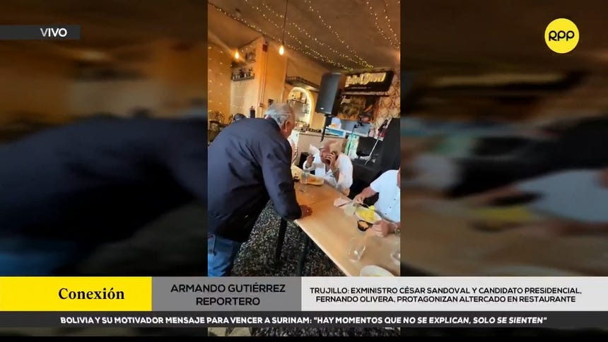 La Libertad: César Sandoval y Fernando Olivera protagonizaron altercado en restaurante de Trujillo