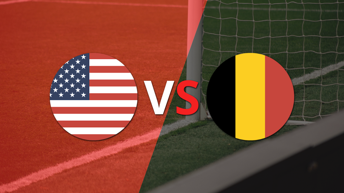 Se enfrentan Estados Unidos y Bélgica en duelo amistoso