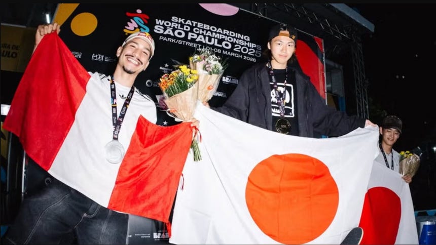 Ángelo Caro hace historia: subcampeón mundial y símbolo del nuevo skate peruano