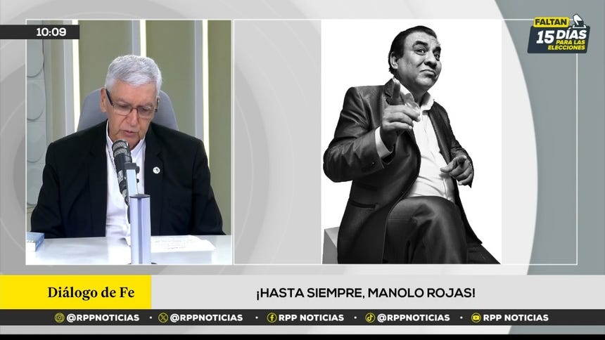 Monseñor Carlos Castillo elevó emotiva oración por el eterno descanso de Manolo Rojas