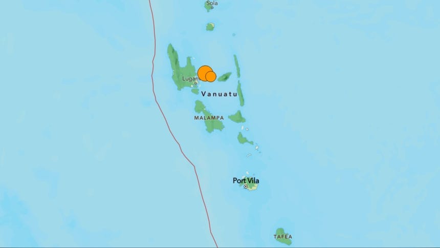 Un terremoto de magnitud 7.3 sacudió Vanuatu, sin alerta de tsunami hasta el momento