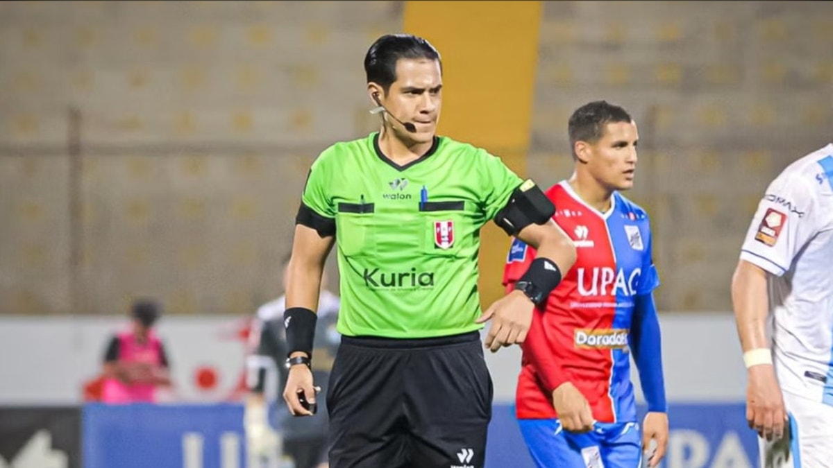 El árbitro Jordi Espinoza dirigirá en Alianza vs Universitario.