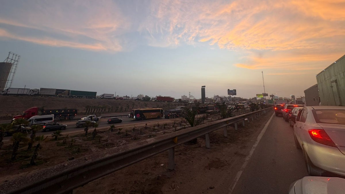 Una ciudadana grabó desde el puente Arica cómo se encontraba el tráfico