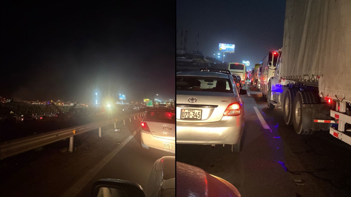 La situación empezó desde las 5.00 p. m. aproximadamente y continúa toda la noche