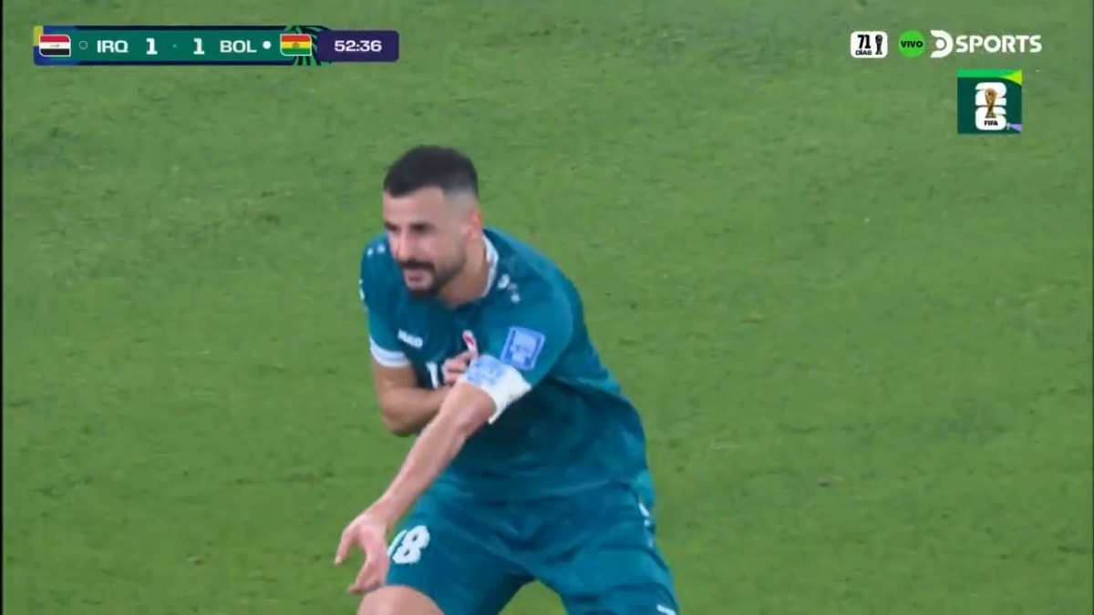 Así fue el segundo gol de Irak ante Bolivia.