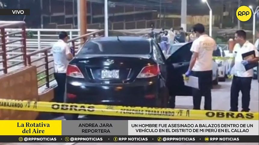 Callao: PNP investiga asesinato de hombre dentro de su automóvil en Mi Perú