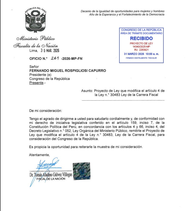 Detalle del PL presentado por Tomás Gálvez el último martes Detalle del PL presentado por Tomás Gálvez el último martes