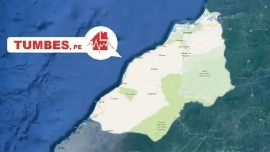Sismo de magnitud 4.5 con epicentro en Ecuador se sintió en Tumbes esta mañana