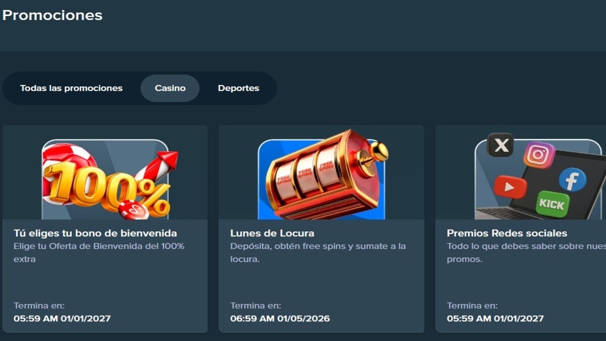 Promociones actualizadas en el casino de Stake