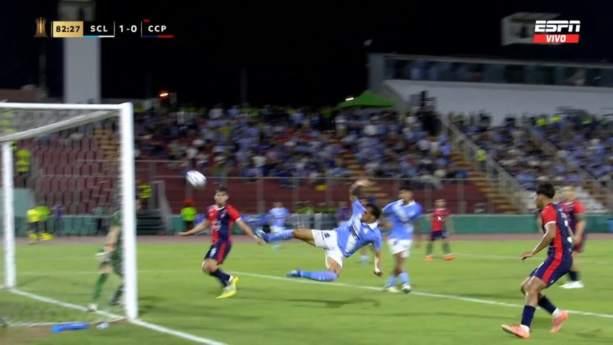 Se viste de héroe: Felipe Vizeu anota el gol de Sporting Cristal tras acrobática definición ante Cerro Porteño [VIDEO]
