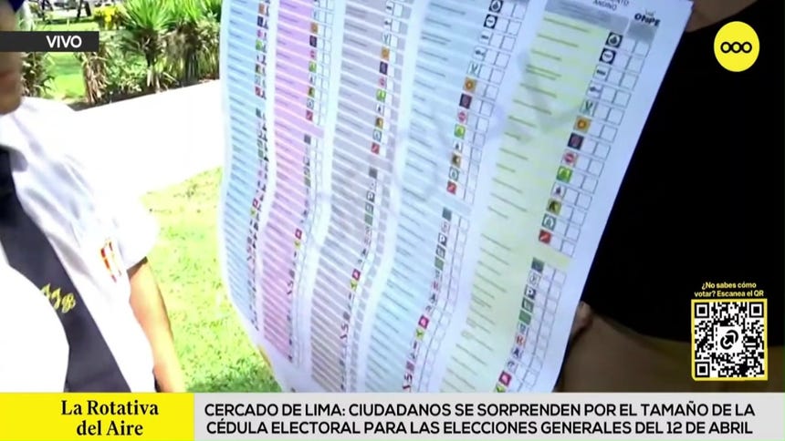 ONPE exhorta a informarse sobre la cédula para evitar demoras durante la votación