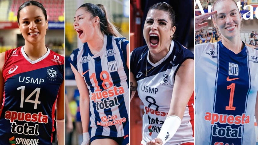 Alianza Lima vs San Martín: ¿cuántos títulos poseen en la Liga Peruana de Vóley?