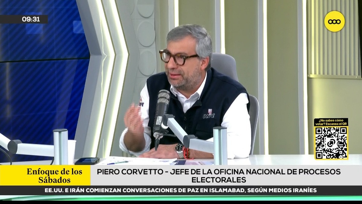 Corvetto estimó que aproximadamente recién a las 7:30 p.m. del domingo empezarán a ingresar las actas de Lima y Callao para ser procesadas. 