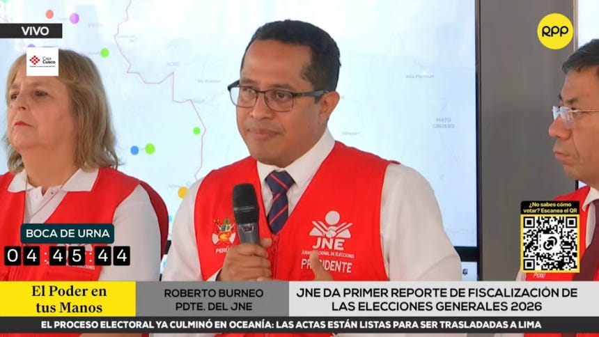 JNE: el 30 % de mesas electorales a nivel nacional no habían sido instaladas hasta poco antes de las 2 p. m.