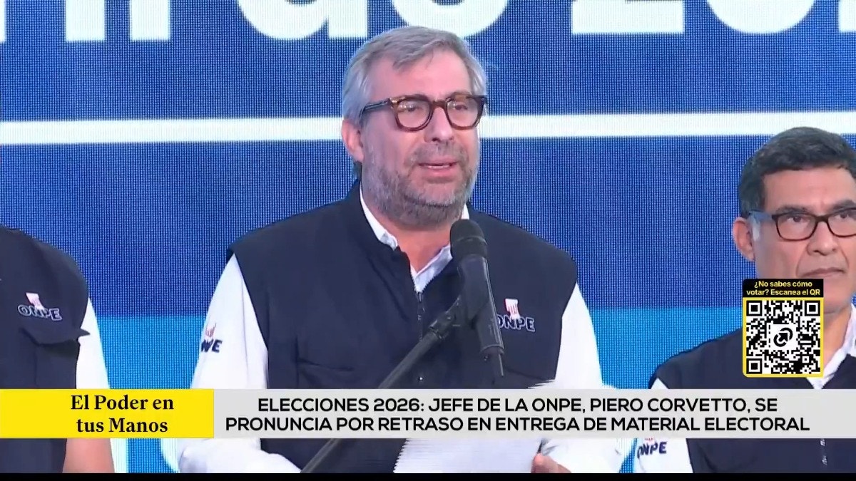 Elecciones 2026: jefe de la ONPE dice que no se logró entregar material de sufragio en 15 locales