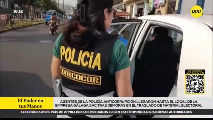 Policía y fiscales encontraron cerrada sede de la empresa Galaga en San Juan de Lurigancho durante diligencia