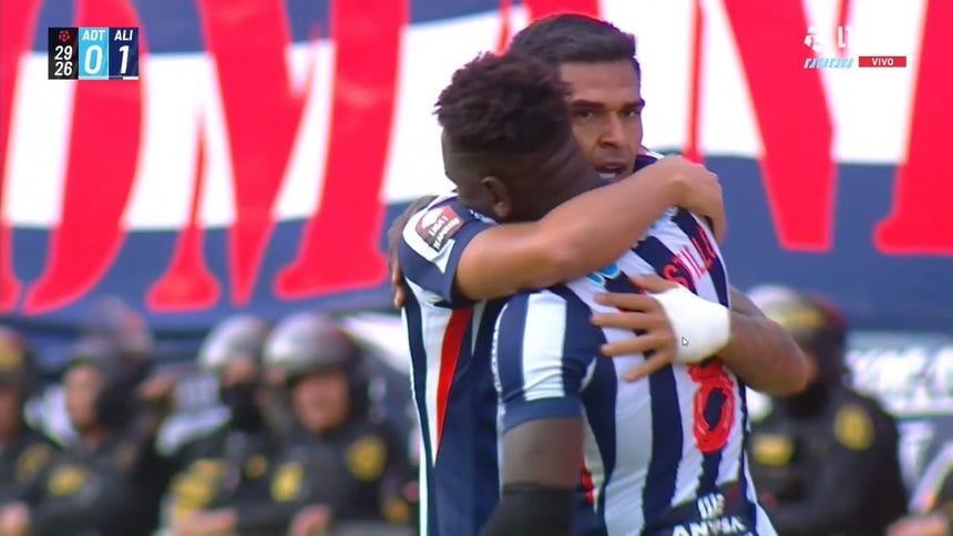 Golazo de Alianza Lima: Eryc Castillo anota ante ADT tras magistral pase de Esteban Pavez [VIDEO]