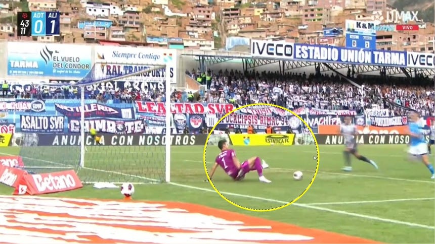 Espectacular salvada: Alejandro Duarte salvó a Alianza Lima ante ADT [VIDEO]