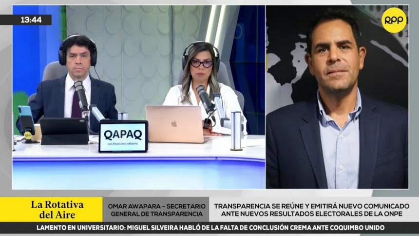 Transparencia expresó su rechazo a 