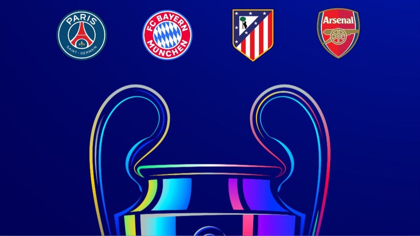 ¡Partidazos! Así quedaro las semifinales de la Champions League 2026: fechas, horarios y llaves