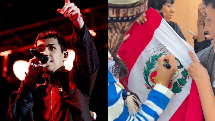 Milo J ya está en Perú: visita su mural en Lima antes de su concierto sold out en el Estadio Nacional [VIDEO]