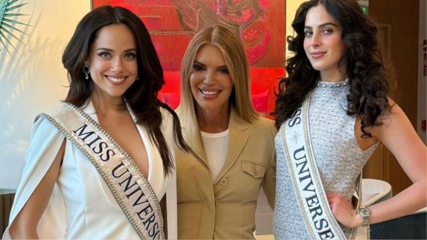 Fátima Bosch, Miss Universo 2025, llegó a Perú y fue recibida por Jessica Newton y Karla Bacigalupo